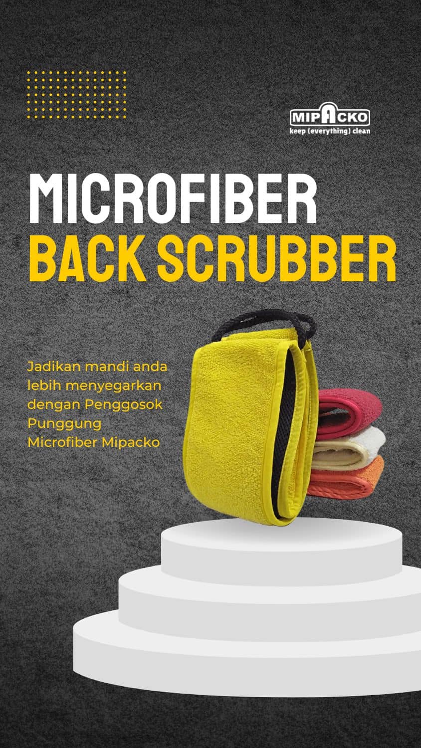 Backscrubber Microfiber Mipacko